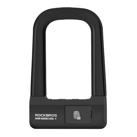 Замок велосипедный U-lock, с ключом и с идентификацией по отпечатку ...