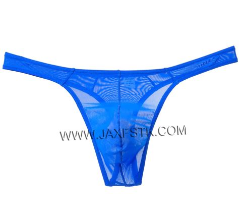 Men Ultra Thin G String Mesh Smooth Ice Silk Bikinis Thongs Jockstrap Gay Men Thong Jockstrap G