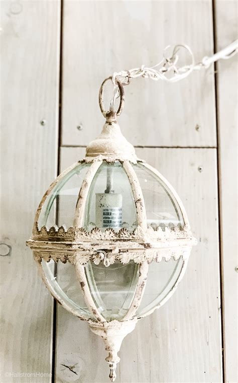 Glass Round Pendant LightShabby Cottage Chic Light Farmhouse Etsy