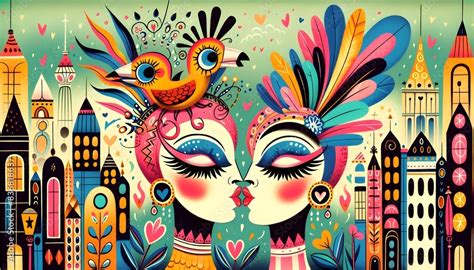 Стоковая иллюстрация Día del Orgullo Gay Gay Orgullo flag arcoiris unicornio llama