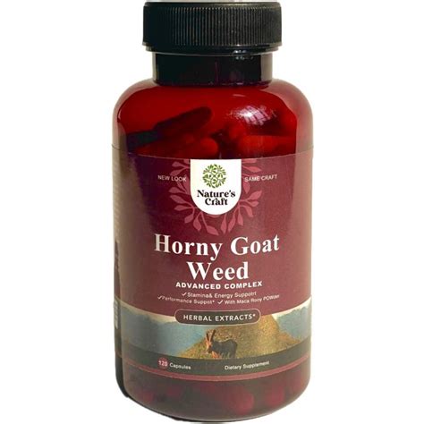Horny Goat Weed 120 Units Herbal Extract Good Karma รานขายอาหารเพอสขภาพ