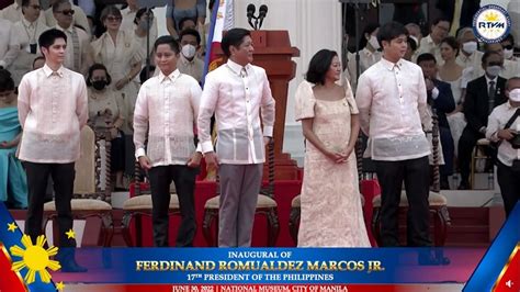 36 Years After His Father Ferdinand Marcos Jr Sworn In As President