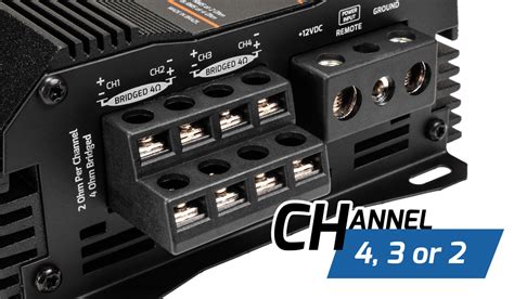 1200 Watts Compact 4 Channel Amplifier - MDX1200.4 2 Ohm PRV Audio