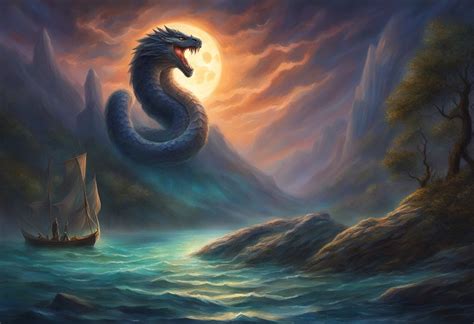 Devils Lake Monster Mythical Creatures Mythical Encyclopedia