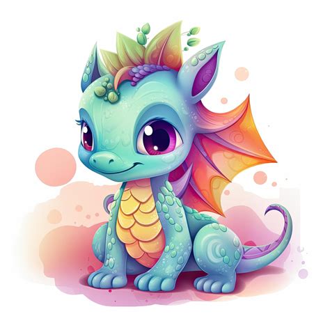 Cute Baby Dragon Sketch