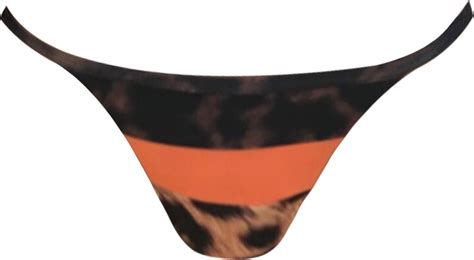 Lybethras Tricolore Bikini Bottom Leopard Orange Shopstyle Two Piece Swimsuits