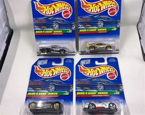 Mattel Hot Wheels Dash 4 Cash Complete Set Of 4 Cars 721 724 Etsy