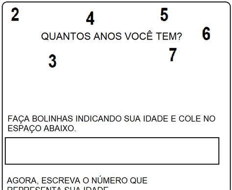 Com Quantos Anos - EMCAD - EDUCAÇÃO INFANTIL : Quantos anos você tem?