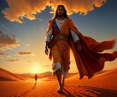 Jesus Walking Away