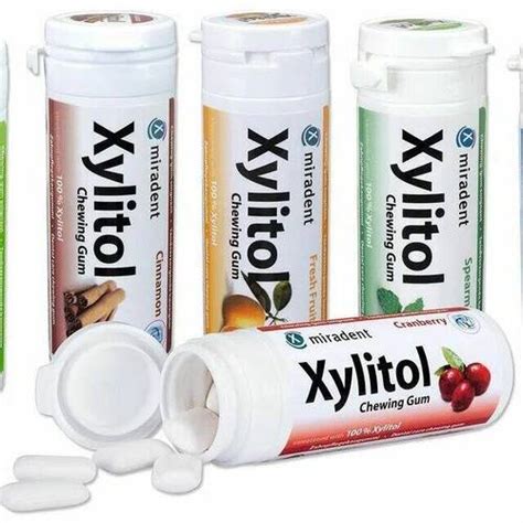 Жевательная резинка без сахара, 30 драже→ Miradent Xylitol ᐈ Купить в ...