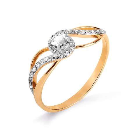 Ringe Damen Ring mit Topas und Zirkonia 585 Rotgold DR17090 Größe