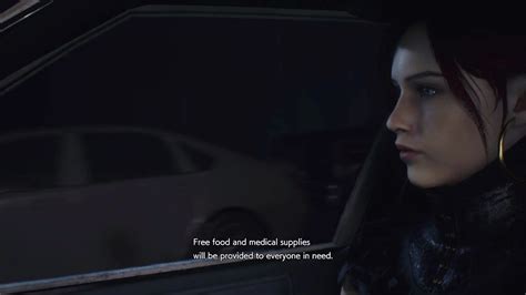 Resident Evil 2 Remake Claire Redfield Sexy Mistress Bikini Mod And Gameplay Red Burgundy Bun