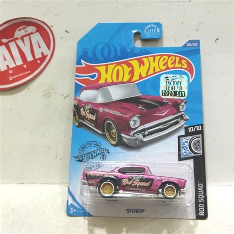 Jual Hot Wheels Super Treasure Hunt 57 CHEVY Pink STH TH Factory Sealed