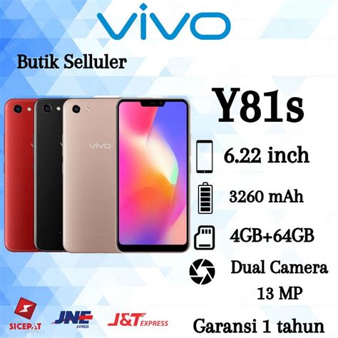Jual HP VIVO Y81S 4-64GB FULLSET Android Smartphone | Shopee Indonesia