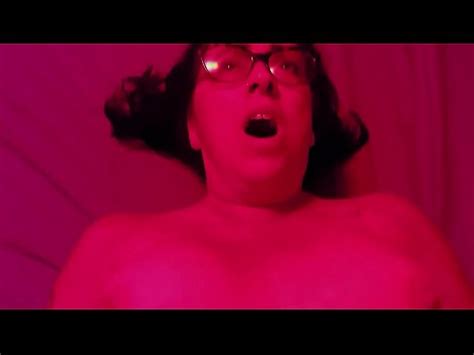 MILF With Nerdy Glasses Getting Fucked Until She Cums In Red Light Room Nice Tits And Pussy