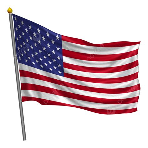 Bandera De Estados Unidos Ondeando Con Textura De Tela PNG Dibujos