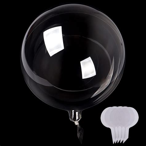 Buy SBYURE 24 Pcs Clear Bobo Balloons 20 Inch Transparent Bubble