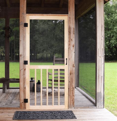 How To Build Wooden Screen Door Step By Step Screen Door Wooden