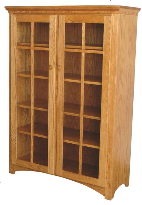 58" Mission Bookcase from DutchCrafters Amish Furniture