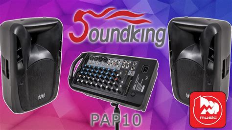 SOUNDKING PAP10 - звукоусилительный комплект - YouTube