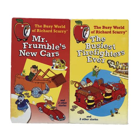 The Busy World Of Richard Scarry Mr Frumbles New Cars Busiest