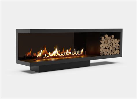 Встраиваемый биокамин Очаг Дровница 1200 - арт.026 Gloss Fire (ochag ...
