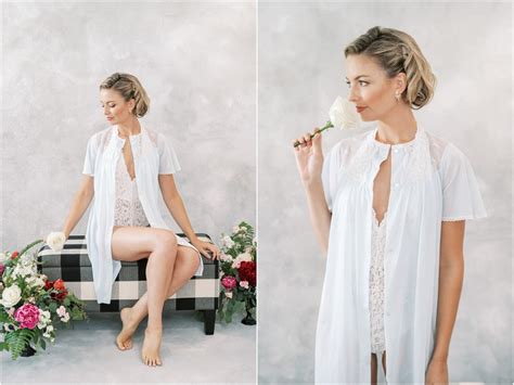 Vintage 70s Blue Lace Peignoir Nightgown Slip Dress Bridal Boudoir Lingerie Etsy