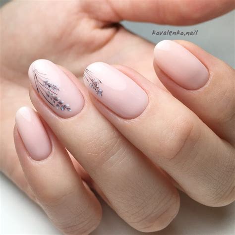Floral Inspired Nude Nail Art Give Life To Your Nude Nails By Adding White Polish On The Tips