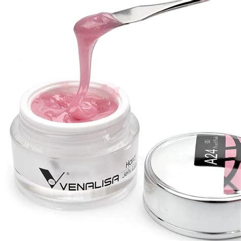 Ml Venalisa Jelly Builder Nude Color Uv Construction Gel Glitter Extension Camouflage Soak Off