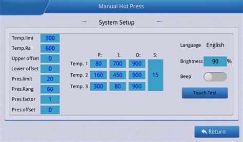 Lab W C Or C Double Plate Programmable Manual Hot Press Machine