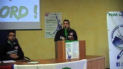 Marco Bona Al Congresso Provinciale MGP Cuneo 28 10 12 YouTube