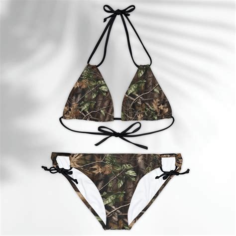 Mossy Oak Camouflage Bikini Set Camo Bikini Set Mossy Oak Etsy
