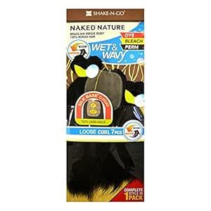 Amazon LOOSE CURL 7PCS 18 20 22 Naked Nature Brazilian Virgin Remy 100 Human Hair