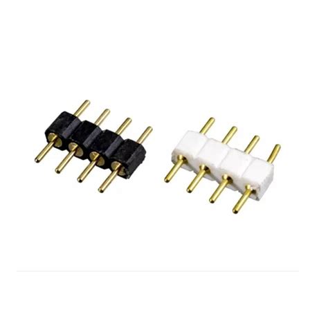 Conector Rgb 4 Pines Macho Union Cinta Led 12v Chuzos Generico