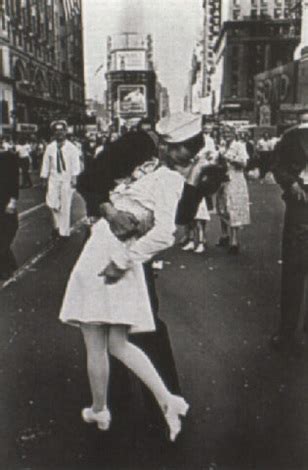 V J Day Times Square New York City By Alfred Eisenstaedt On Artnet