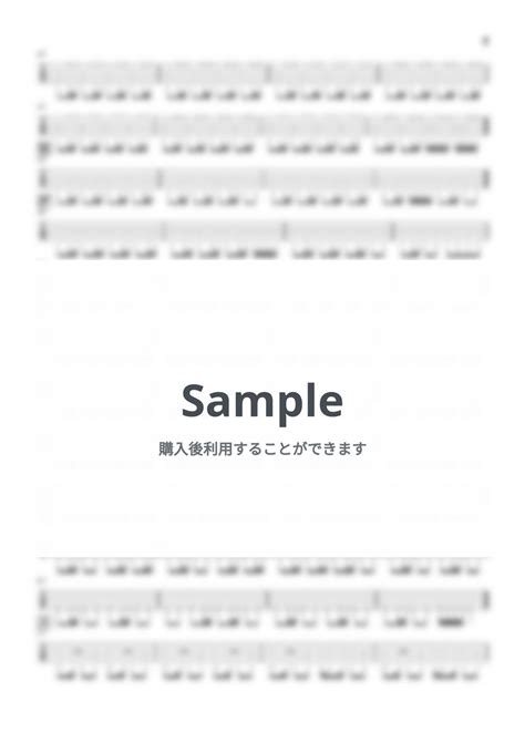 Red Hot Chili Peppers Monarchy of Roses ベースTAB譜4弦ベース対応 楽譜 by 箱譜屋