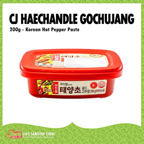 KOREAN PASTE JSMS CJ Haechandeul Gochujang Hot Red Pepper Paste 200g Lazada PH