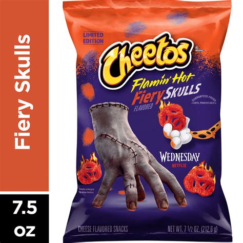 Cheetos Flamin Hot Fiery Skulls 7 5 Oz Delivery Or Pickup Near Me Instacart