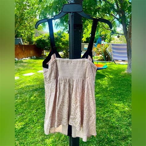 Torrid Tops Torrid Babydoll Cami Nude Leopard Print Poshmark
