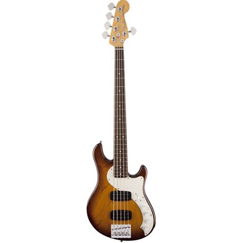 Fender American Deluxe Dimension Bass V Hh Cayenne Burst 40 Off