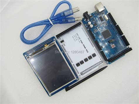 Купить 1 пара 3шт 32 Tft Lcd сенсорный экран 32 дюймовый Tft Mega 2560 R3 с Usb кабелем