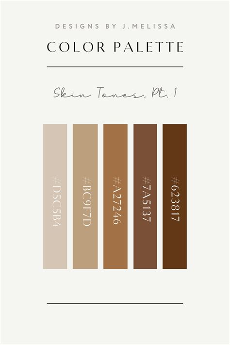 Beige And Brown Color Palette With Hex Codes By Designsbyjmelissa For
