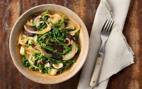 Rapini Recipe - Wild Rapini Greens with Orecchiette Recipe