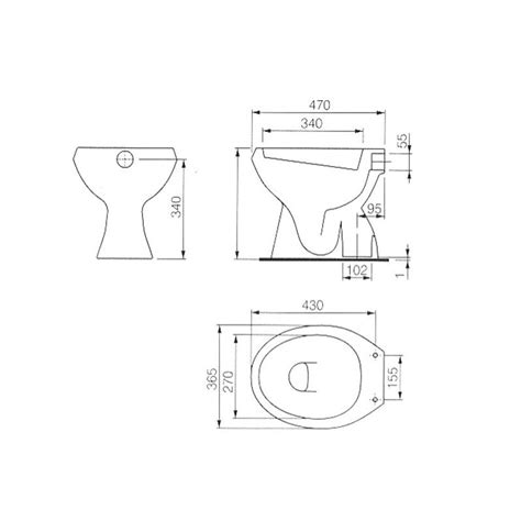 Wc Olja Cersanit Simplon