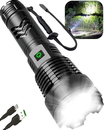 BERCOL Rechargeable Spotlight Flashlight 100000 Lumens Handheld Large