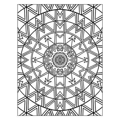 Раскраска Мозаика калейдоскоп | распечатать раскраски для детей