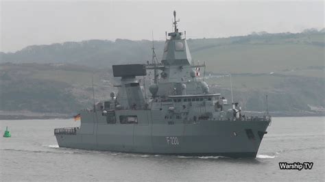 GERMAN NAVY FGS HAMBURG F220 ENTERS DEVONPORT AT RUSTY ANCHOR - 22nd ...
