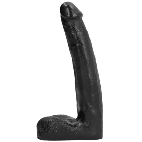All Black Inch Dildo With Balls Pleasurestore Ireland