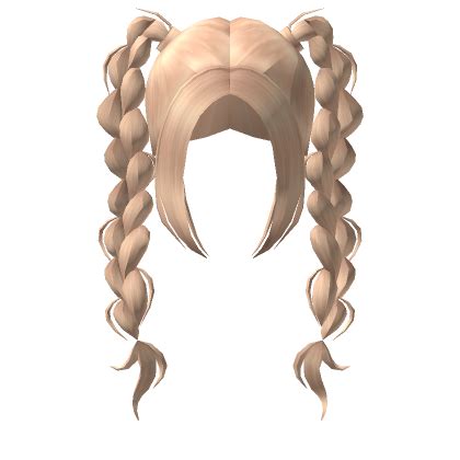 Y K Blonde Braided Pigtails Roblox Item Rolimon S