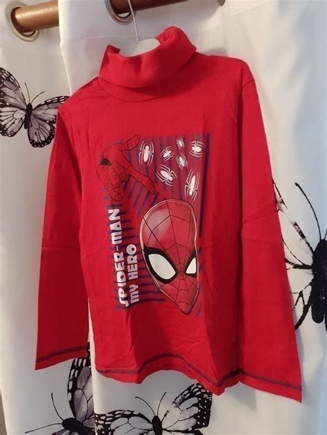 Sous Pull Spiderman Rouge Marvel Ans Beebs